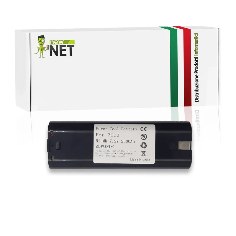 Batteria 18 Wh compatibile con Makita Serie 3000 4000 6000 9000 – 7,2 V / 2500 mAh