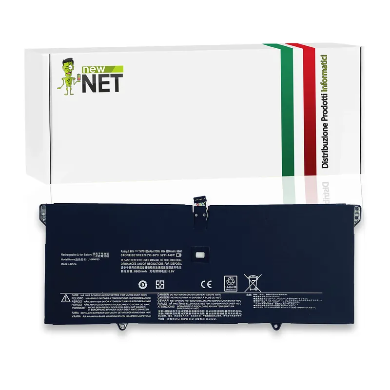 Batteria L16M4P60 per Lenovo Ideapad – 7.68 V / 8860 mAh