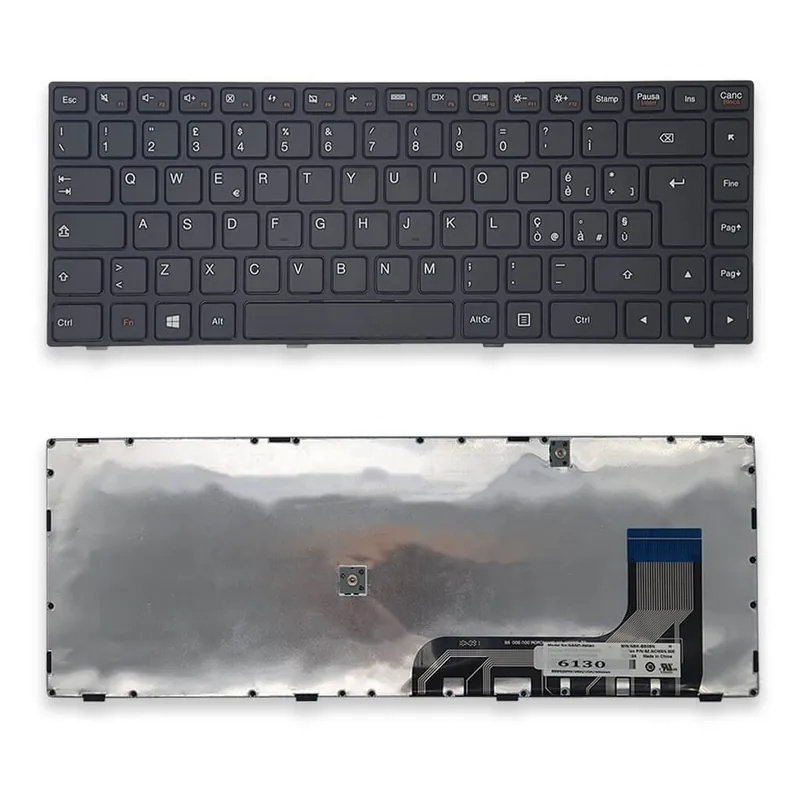 Tastiera per Lenovo Ideapad 100-14iby Nera