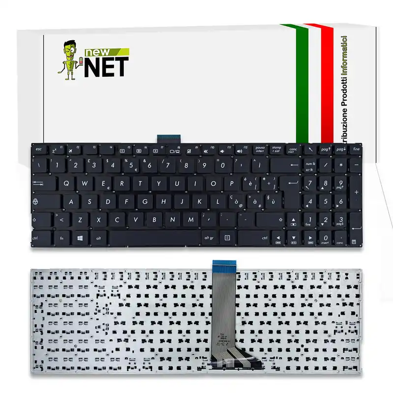 Tastiera 0KNB0-612RIT00 per Asus F555L Serie con Flat medio