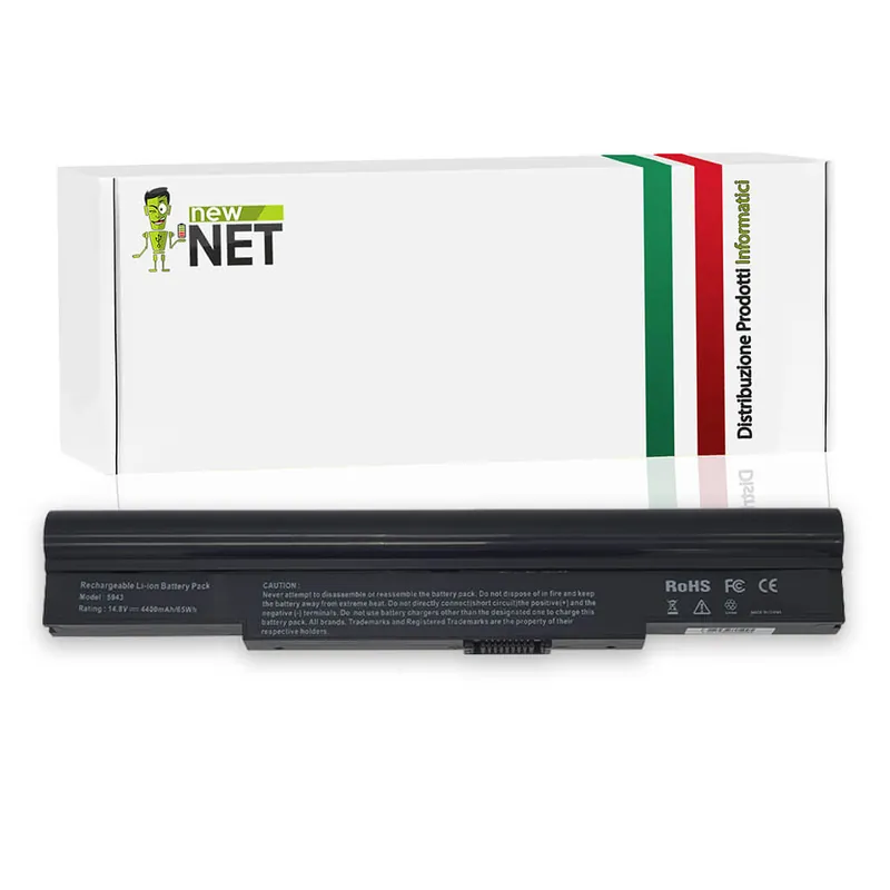 Batteria 65Wh per Acer Aspire 5943G Serie – 14.4-14.8 V / 4400 mAh