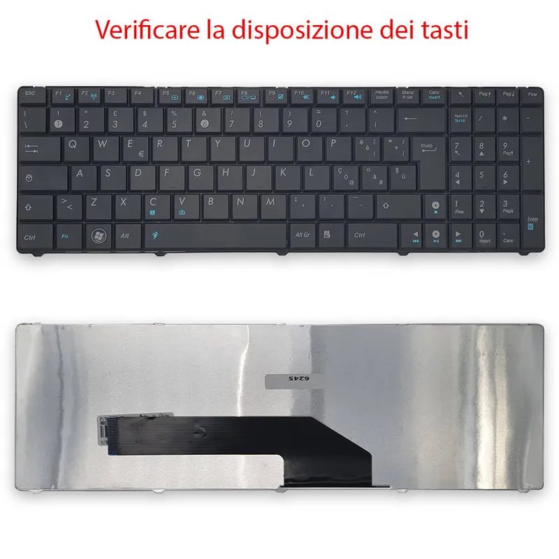 Tastiera per Asus K70 Serie