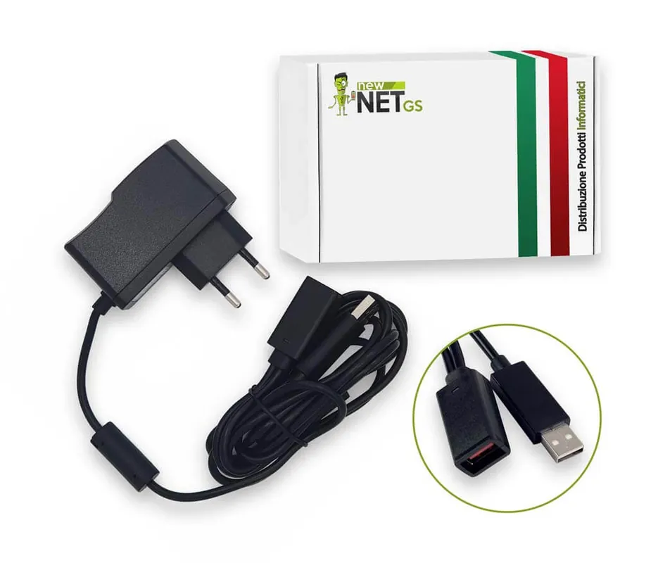 Alimentatore Adattatore 13W per sensore Kinect 2.0 compatibile con XBox 360 – 12 V / 0.8 A