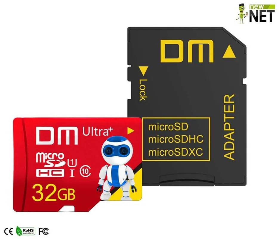 Scheda Micro SD per Smartphone, Tablet, Fotocamera, Videocamera – 32/64/128 GB – Adattatore SD incluso