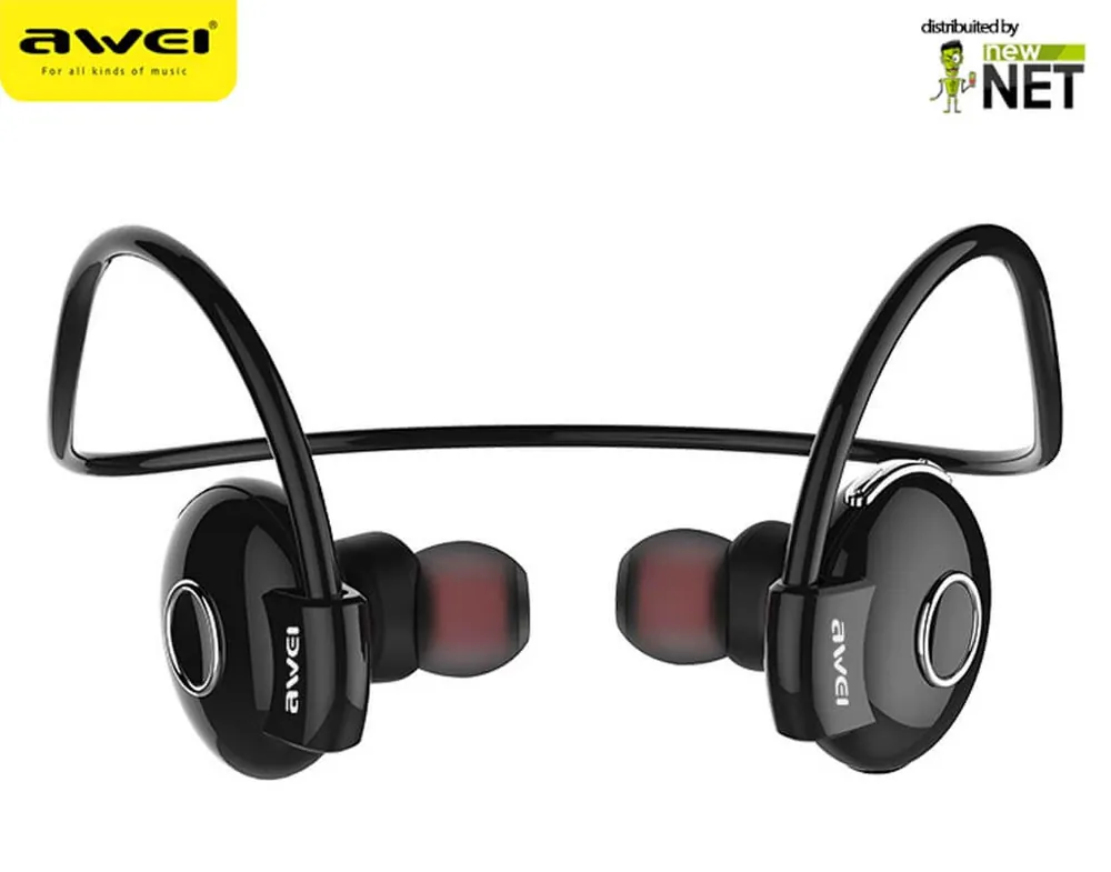 Cuffie Wireless Sport Bluetooth 4.1 – 8 Ore di riproduzione musicale, Cancellazione del Rumore CVC 6.0, Microfono – Nero/Rosso
