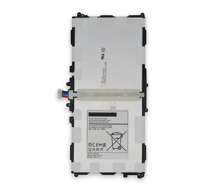 Batteria per Samsung Galaxy Tab Note 10.1 2014 da 31.24Wh – 3.8 V / 8220mAh
