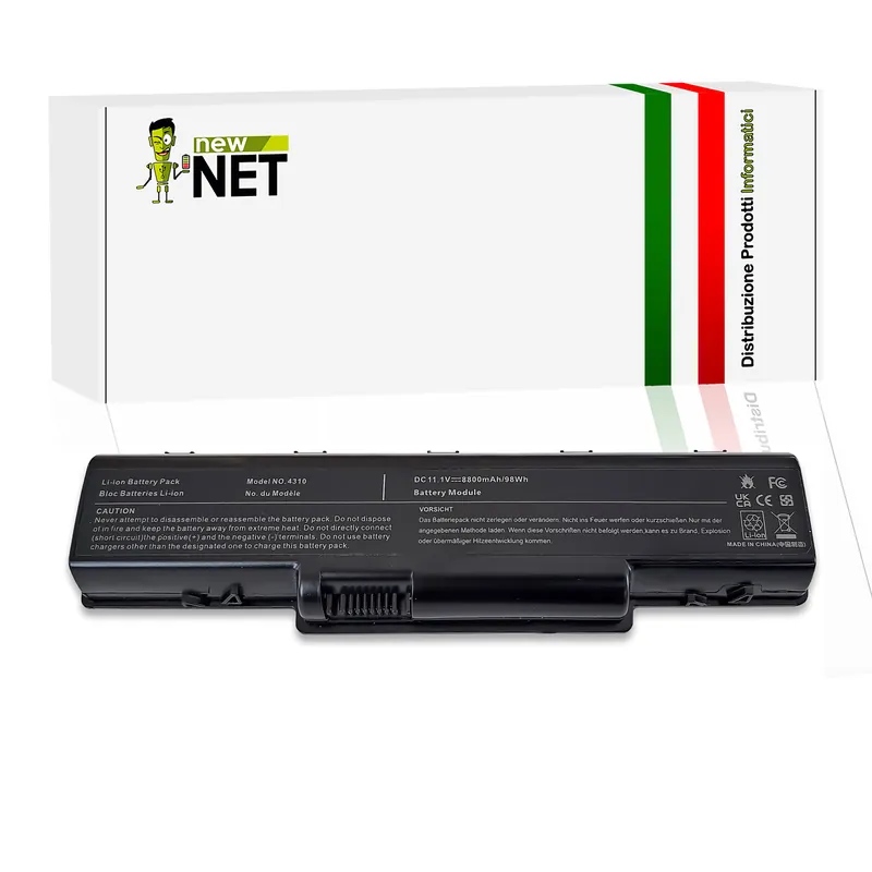 Batteria AS07A41 per Acer Aspire 4310 – 10.8-11.1V, 8800mAh / 98Wh