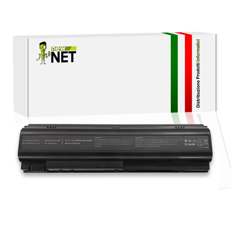 Batteria 98Wh per HP Pavilion DV1000 Serie – 10.8-11.1 V / 8800mAh