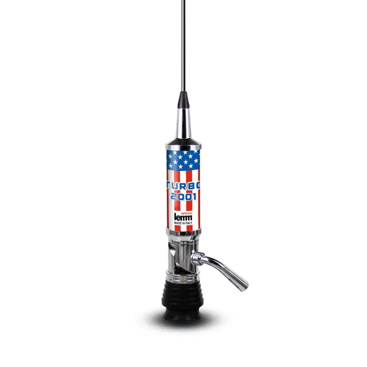 Antenna Veicolare CB con Base Magnetica PL259 e Adattatore BNC