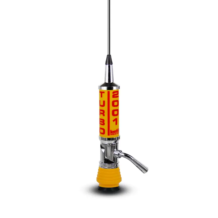 Antenna Veicolare CB con Base Magnetica PL259 e Adattatore BNC