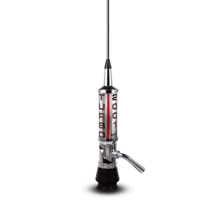 Antenna Veicolare CB con Base Magnetica PL259 e Adattatore BNC