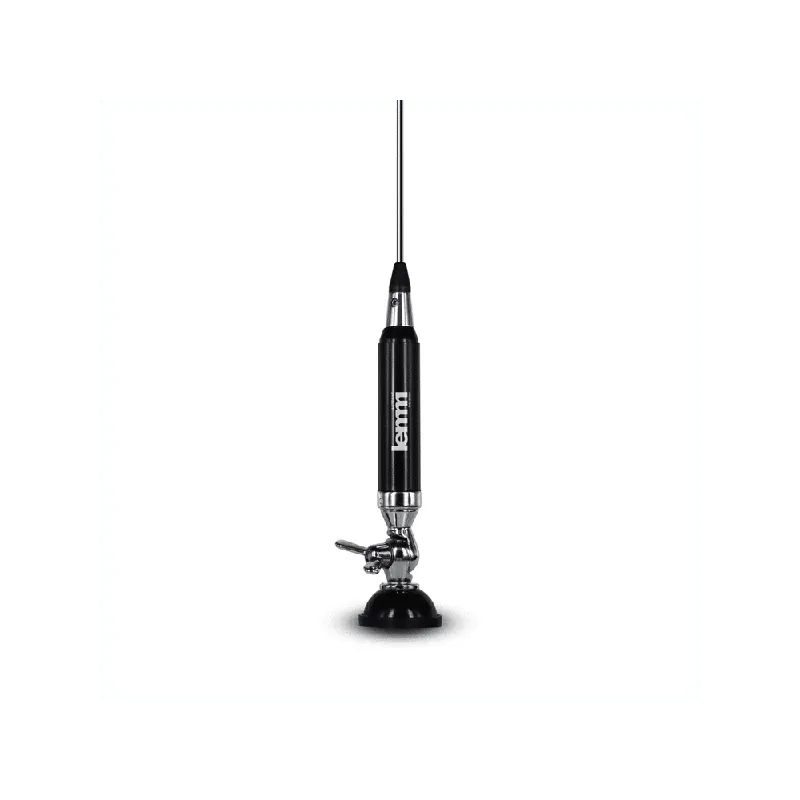 Antenna Veicolare CB con Base Magnetica PL259 e Adattatore BNC