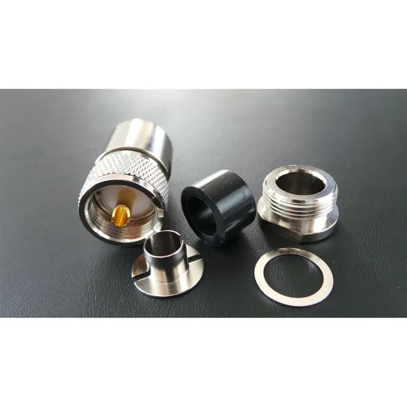 2 PCS Ponticello RG58 PL259 50CM