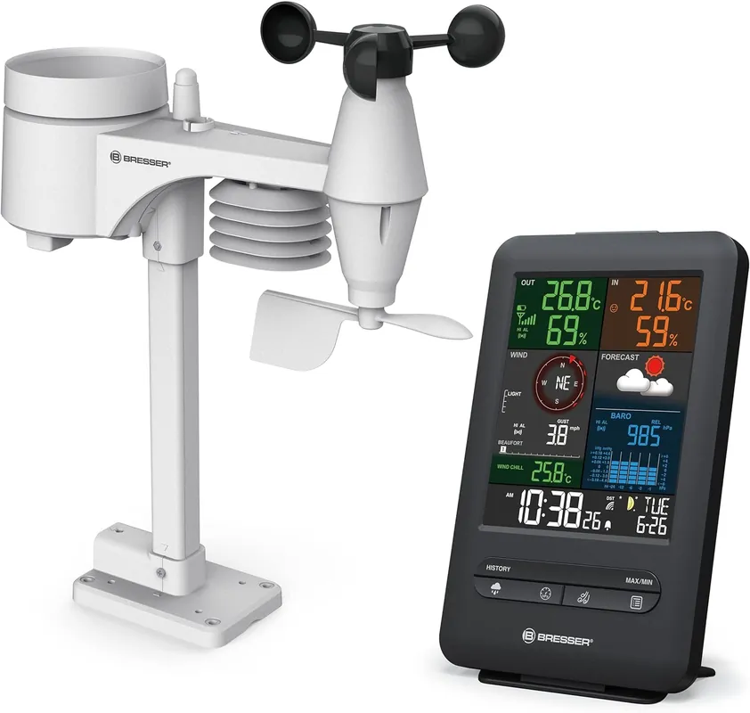 Raddy WF-80C Stazione Meteo con 3 Sensori Esterni