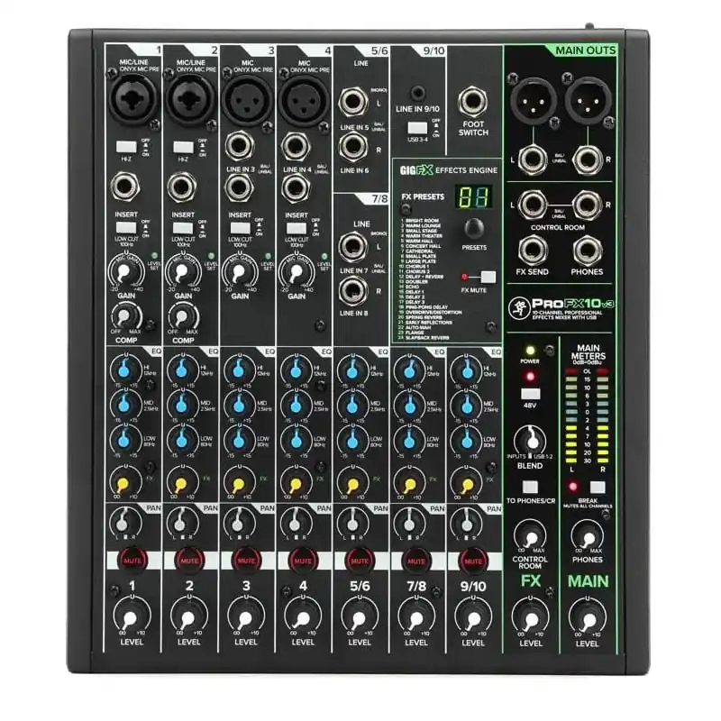 RCF F10 XR Mixer Audio 10 Canali