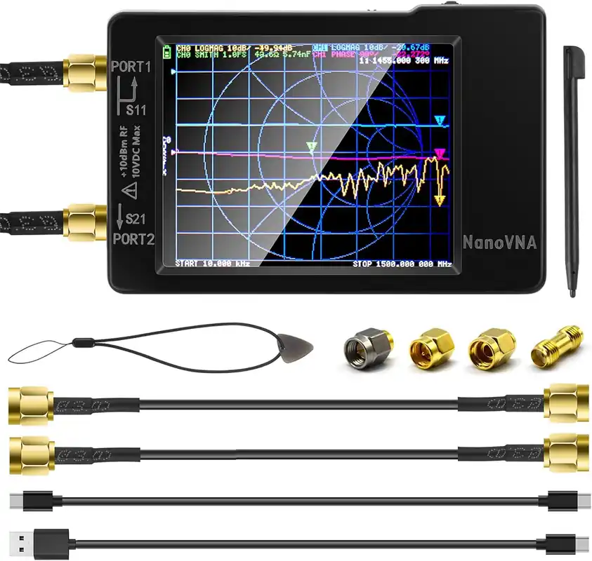 Hantek DSO2C10 Oscilloscopio Digitale 2CH Memoria Digitale 1GS/s Frequenza di Campionamento 100MHz Larghezza di Banda A Doppio Canale