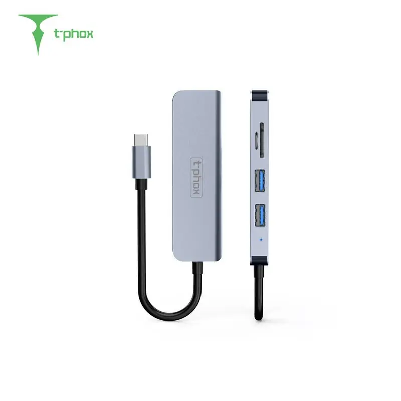 Adattore multiport 5in1 da USB-C a USB-C, 3xUSB-A, HDMI
