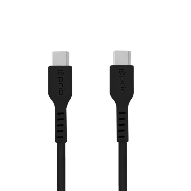 Cavo dati da USB-C 2.0 a USB-C 2.0, Power Delivery, 100 W, nero, 0.6 m