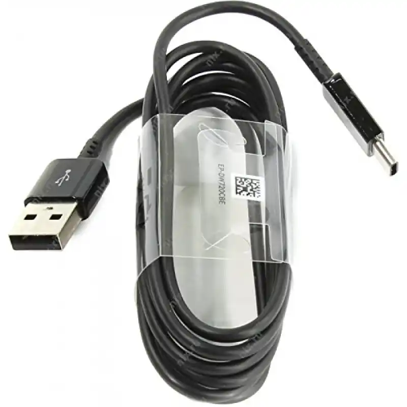 Cavo dati Samsung EP-DW720CBE da USB-A a USB-C, nero, 1,2 m