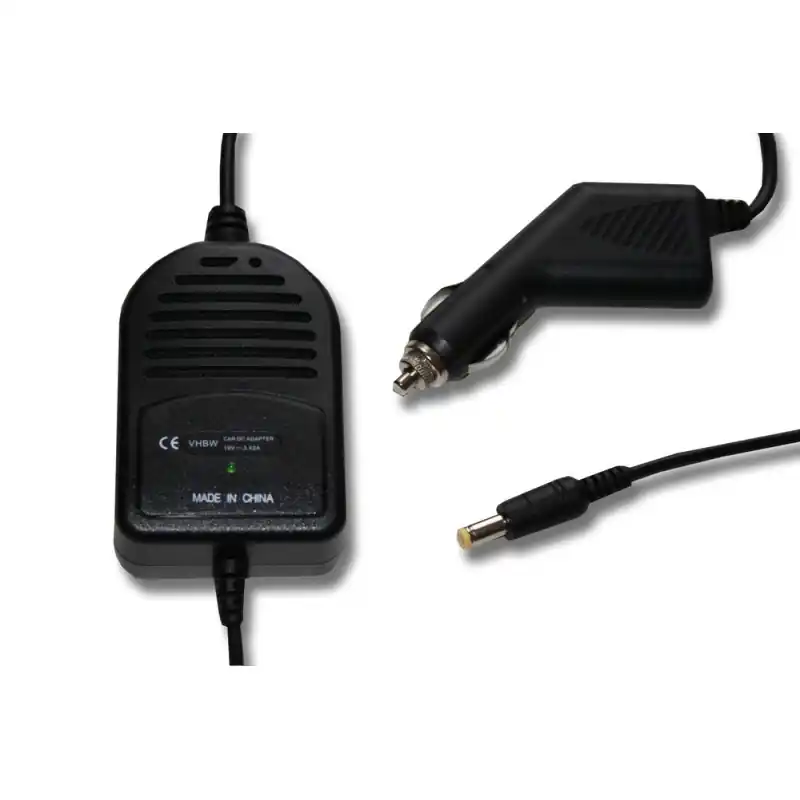 Alimentatore da auto per notebook Asus / Samsung, 40W / 19V / 2,1A / 3,0mm x 1,1mm