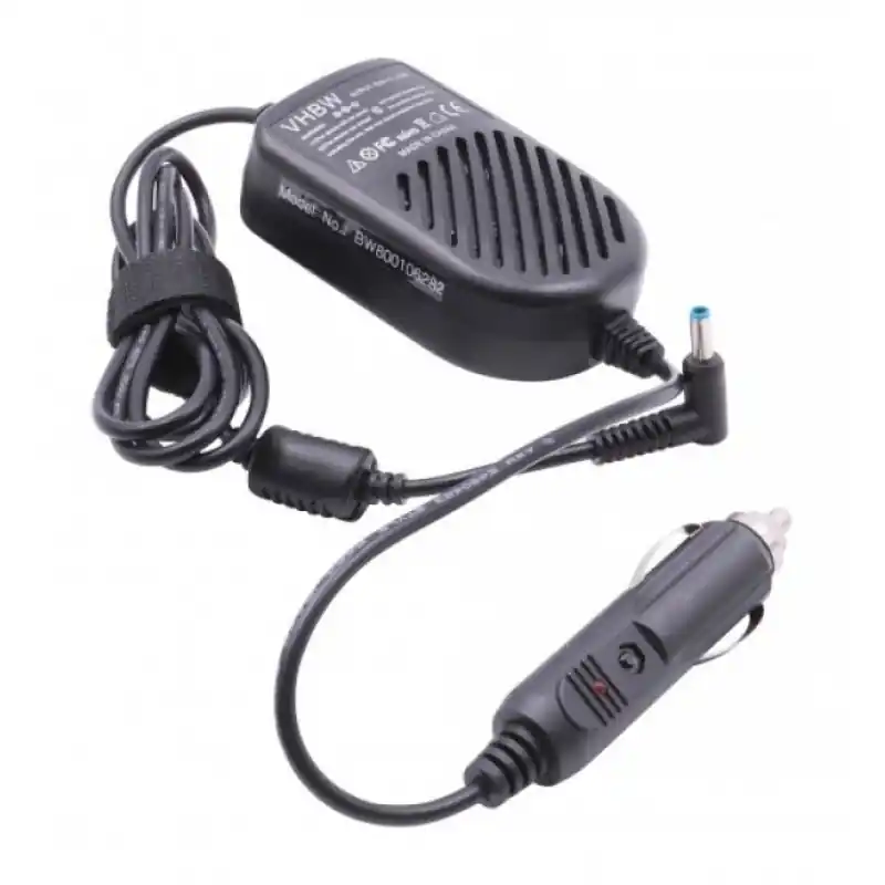 Alimentatore da auto per notebook HP / Compaq, 65W / 19,5V / 3,33A / 4,5mm x 3,0mm