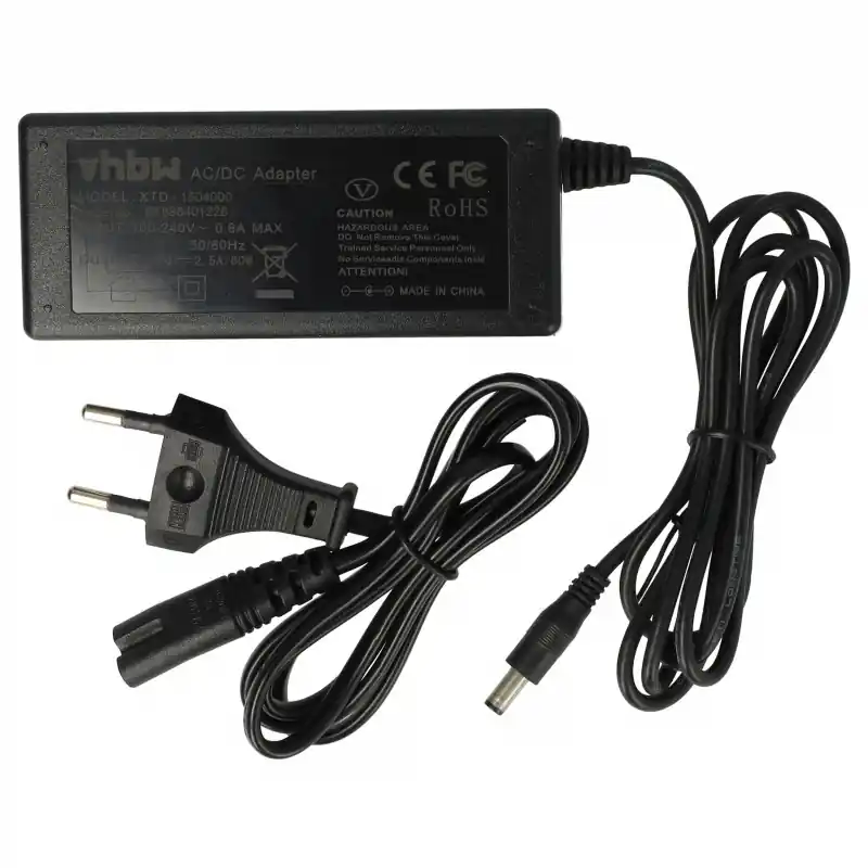 Alimentatore per aspirapolveri Neato XV-11 / XV-15 / XV-21 / XV-25, 24V / 2,5A