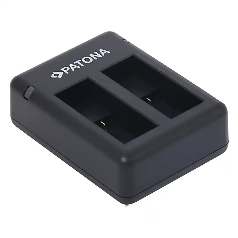 Alimentatore per batteria GoPro Hero 9, MicroUSB, doppio