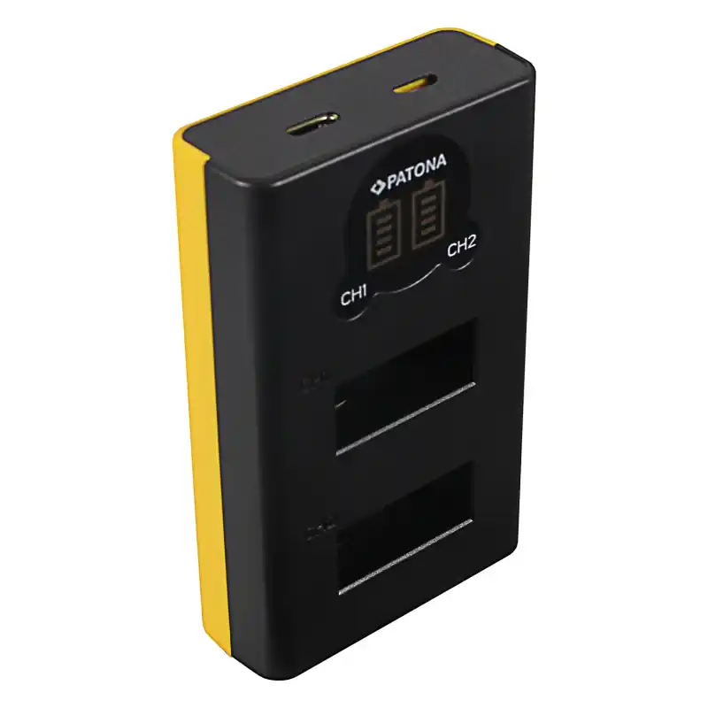 Alimentatore per batteria GoPro Max, MicroUSB, doppio
