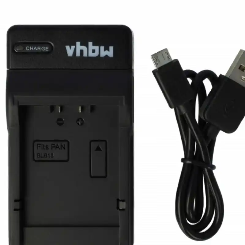 Alimentatore per batteria Panasonic DMW-BLB13E, MicroUSB