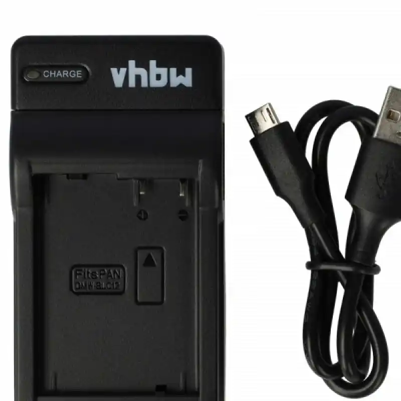 Alimentatore per batteria Panasonic DMW-BLC12E, MicroUSB