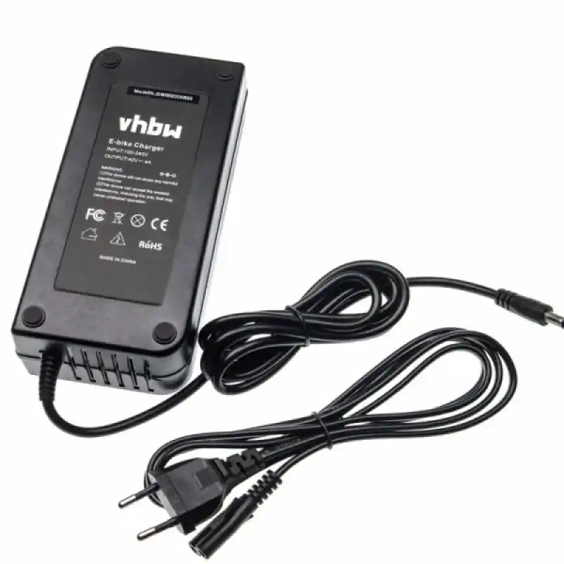 Alimentatore per biciclette elettriche, 36V / 42V / 4.0A / connettore 5.5mm x 2.1mm