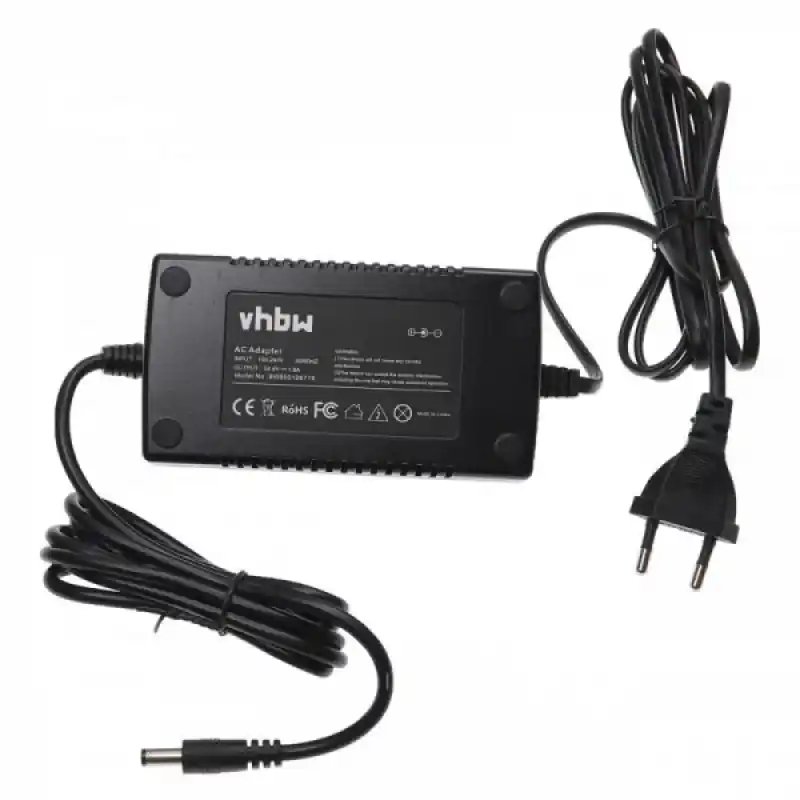 Alimentatore per biciclette elettriche, 48V / 54.6V / 1.8A / connettore 5.5mm x 2.1mm