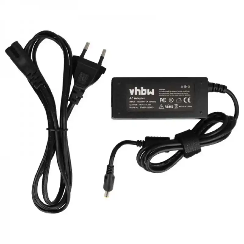 Alimentatore per notebook Acer / Dell, 30W / 19V / 1,58A / 5,5mm x 1,7mm