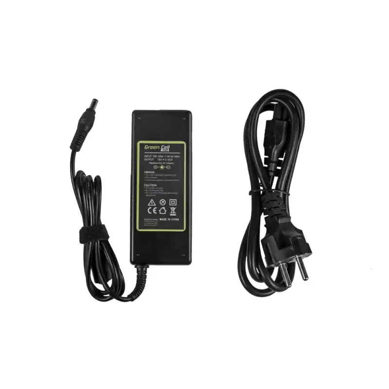 Alimentatore per notebook HP / Compaq / Toshiba / Asus / Acer, 75W / 19V / 3,95A / 5,5mm x 2,5mm