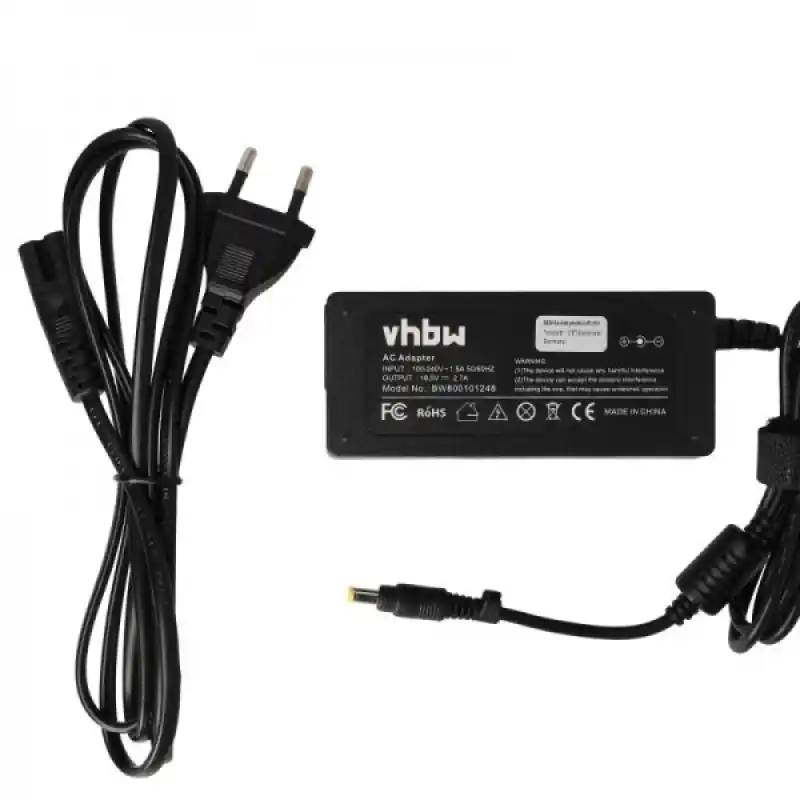Alimentatore per notebook HP / Compaq, 50W / 18,5V / 2,7A / 4,8mm x 1,7mm