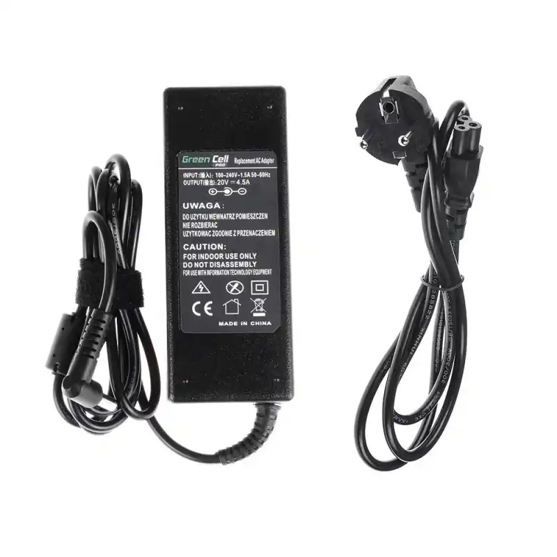 Alimentatore per notebook Lenovo / Fujitsu Siemens, 90W / 20V / 4,5A / 5,5mm x 2,5mm