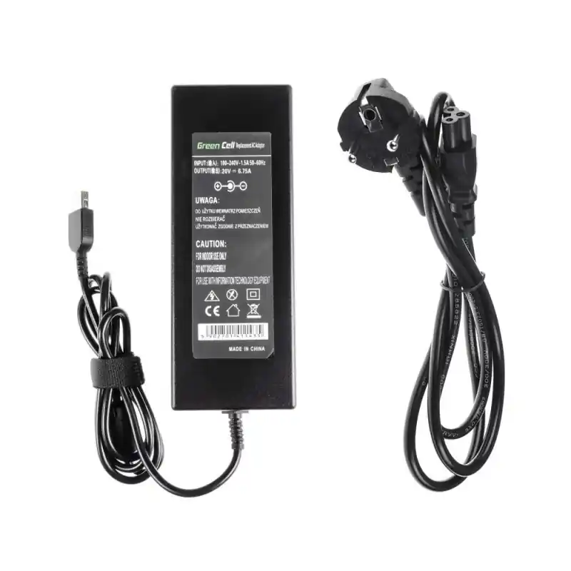 Alimentatore per notebook Lenovo, 135W / 20V / 6,75A / connettore rettangolare