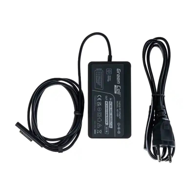 Alimentatore per notebook Microsoft Surface Pro 3 / 4 / 5, con uscita USB-A, 65W / 15V / 4A