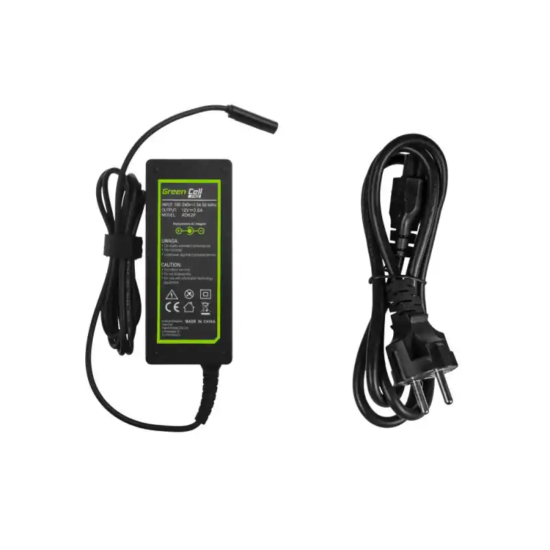 Alimentatore per notebook Microsoft Surface RT / RT 2 / Pro / Pro 2, 43W / 12V / 3,6A