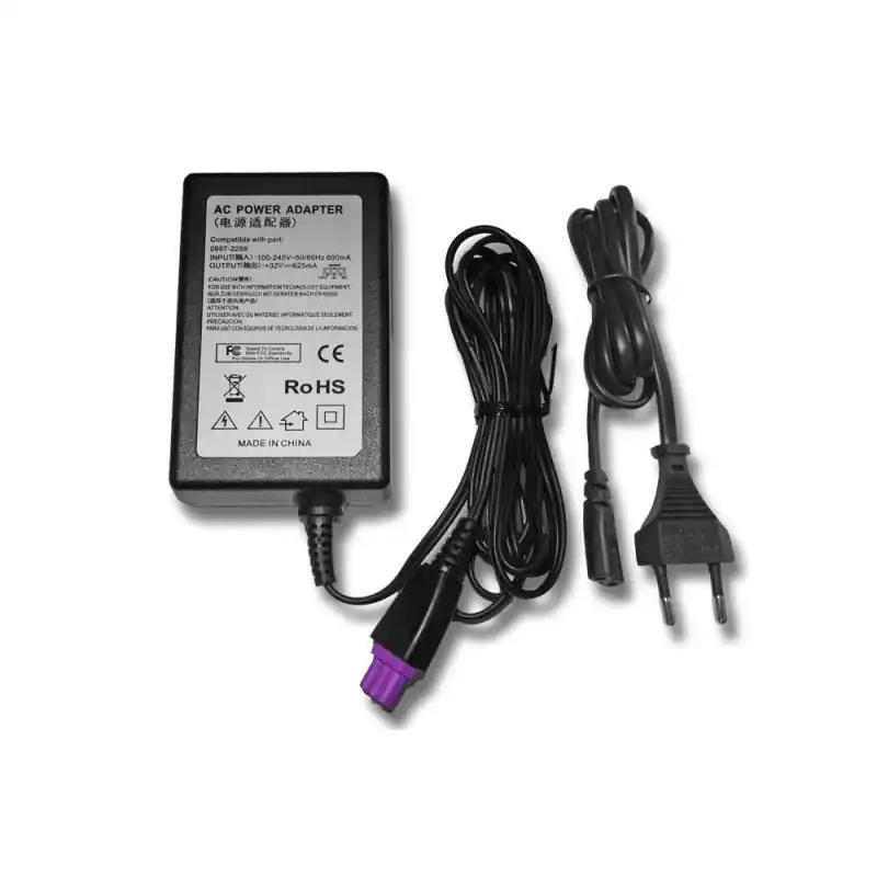 Alimentatore per stampanti HP DeskJet / OfficeJet / PhotoSmart, 20W / 32V / 0,625A