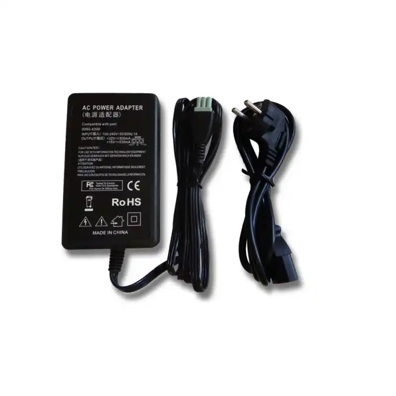 Alimentatore per stampanti HP DeskJet / OfficeJet, 24W / 15V-32V / 0,500A-0,530A