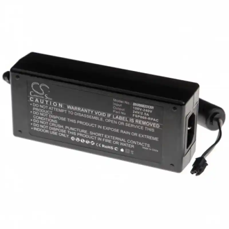 Alimentatore per stampanti Zebra, 60W / 24V / 2.5A, connettore speciale