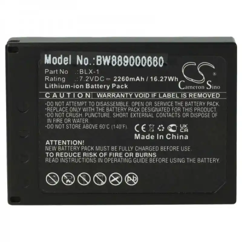 Batteria BLX-1 za Olympus OM System OM-1, 2260 mAh