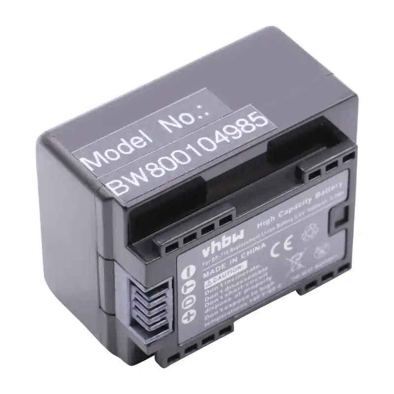 Batteria BP-718 per Canon Legria HF M52 / HF R66 / HF R606, 1600 mAh