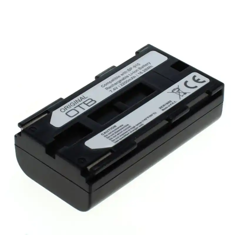 Batteria BP-915 per Canon E1 / DM-MV1 / V40, 2200 mAh