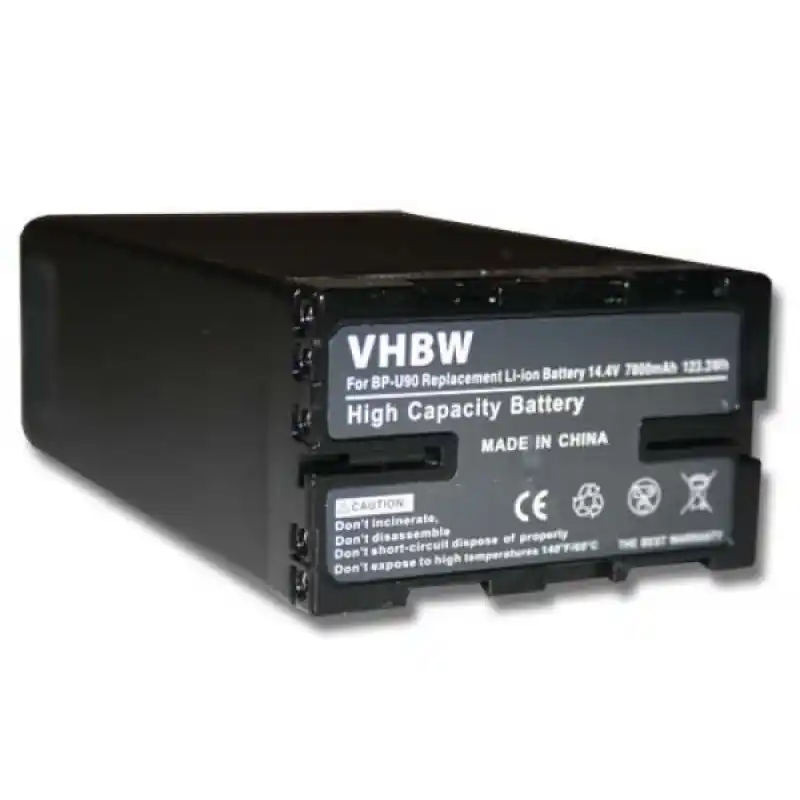 Batteria BP-U60 per Sony PMW-EX1 / PMW-100 / PXW-X160, 7800 mAh