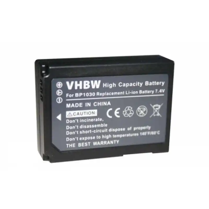 Batteria BP1030 per Samsung NX200 / NX300 / NX500 / NX1000, 800 mAh