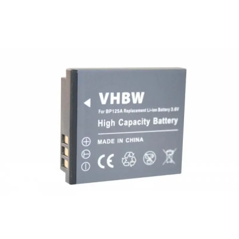 Batteria BP125A per Samsung HMX-M20 / HMX-Q10 / HMX-T10, 1100 mAh
