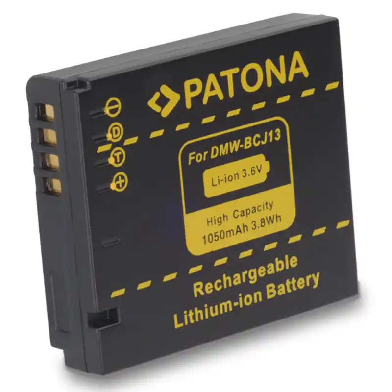 Batteria DMW-BCJ13E per Panasonic Lumix DMC-LX5 / DMC-LX7, 1050 mAh