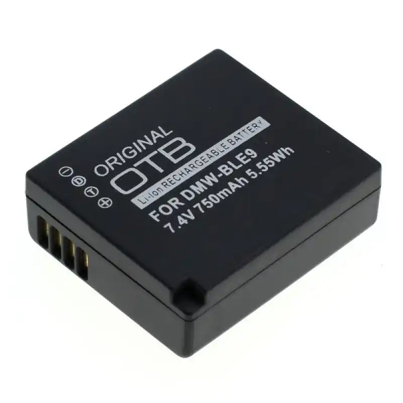 Batteria DMW-BLG10 / DMW-BLE9 per Panasonic Lumix DMC-GF3 / DMC-GF6 / DMC-TZ81, 750 mAh